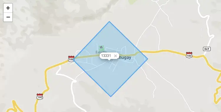 Mapa de Chugay, capital de la provincia de Sanchez Carrión, La Libertad