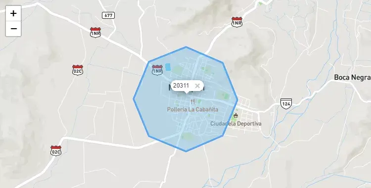 Mapa de Morropón, capital de la provincia de Morropon, Piura